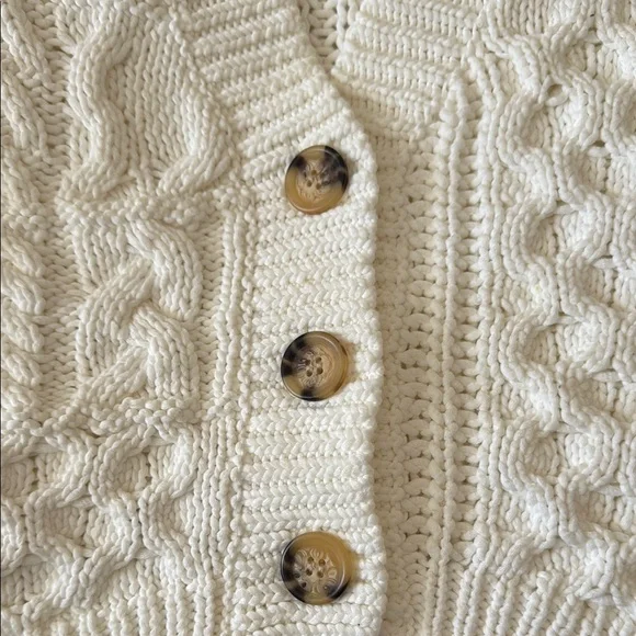 Zara Knit Button-Up Vest - Picture 4 of 7